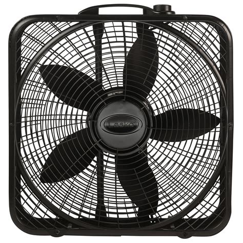 lasko black 20 inch metal box fan|lasko 20 inch floor fan.